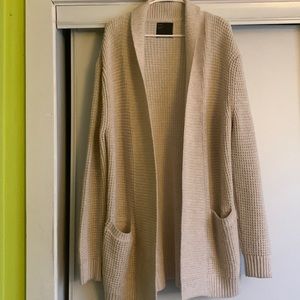BERSHKA long knit cardigan